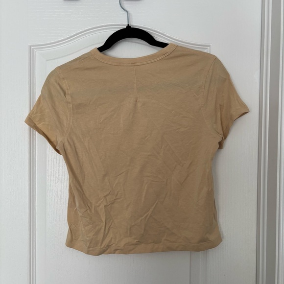 LULULEMON CLASSIC FIT COTTON BLEND TSHIRT *PROSECCO - Picture 5 of 8